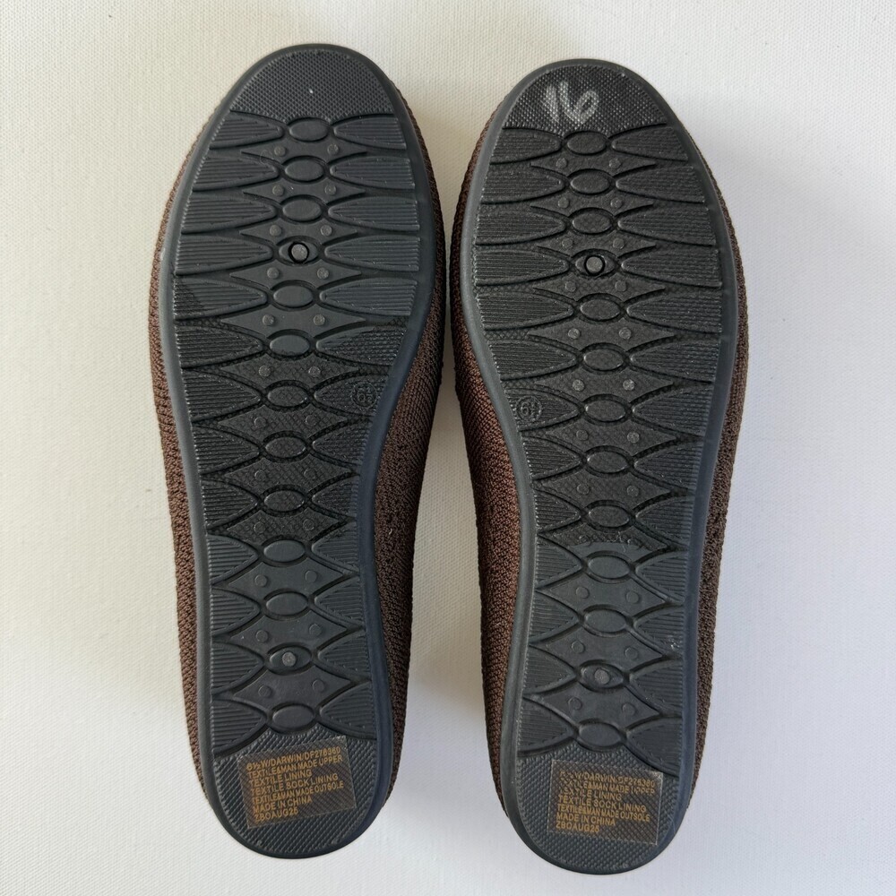 Daisy Fuentes Brown Knit Moccasin-Style Loafers, Women's Sz 6.5W, NWOT - Picture 9 of 12